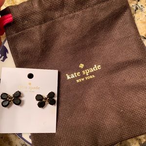 Black Butterfly Kate Spade Earrings!